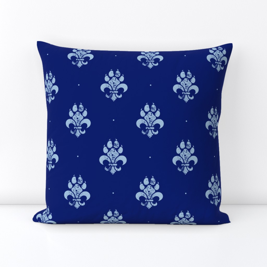 Small pattern — Blue colourway